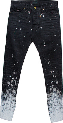 Fear Of God Black Denim Zip Detail Painters Selvedge Jeans S 